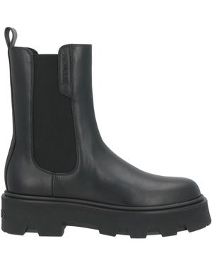 Moncler Ankle Boots Leather - Black