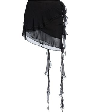 Mirae Mini Skirt Viscose - Black
