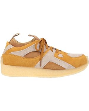 Clarks Sneakers Leather - Natural