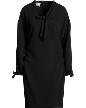 Angela Davis Mini Dress Polyester - Black