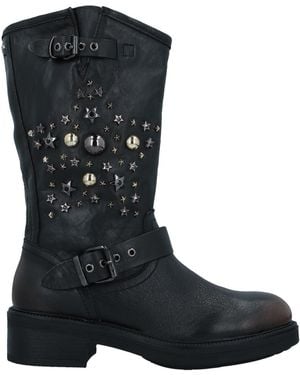 Cult Knee Boots - Black