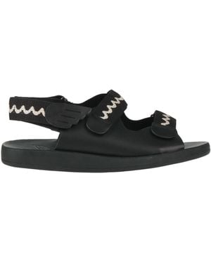 Ancient Greek Sandals Sandals - Black