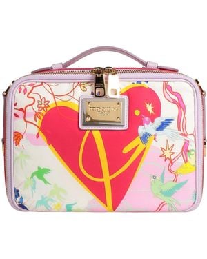 Dolce & Gabbana Handbag Textile Fibres, Leather - Pink