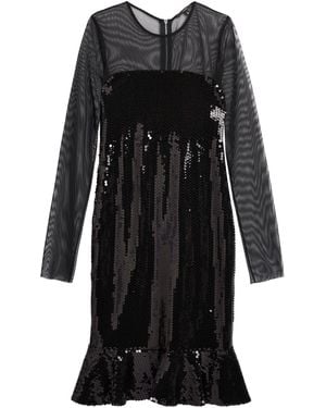 GAUDI Midi Dress Polyester, Elastane - Black