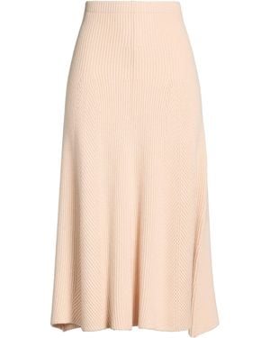 forte_forte Midi Skirts - Natural