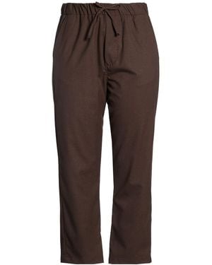 Myths Pants Polyester, Viscose, Elastane - Brown