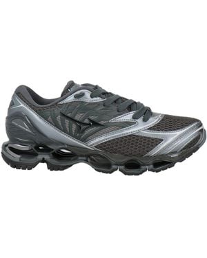 Mizuno Wave Prophecy Charcoal Trainers Textile Fibres - Grey