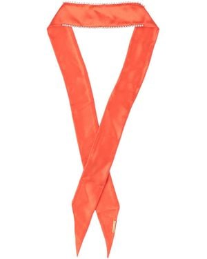 LES INCONNUS Scarf Silk - Red