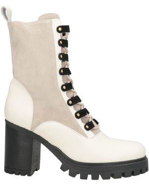 Pollini Botines De Caña Alta - Neutro