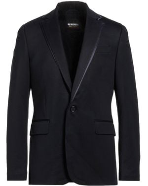 Bikkembergs Midnight Blazer Viscose, Nylon, Elastane - Blue