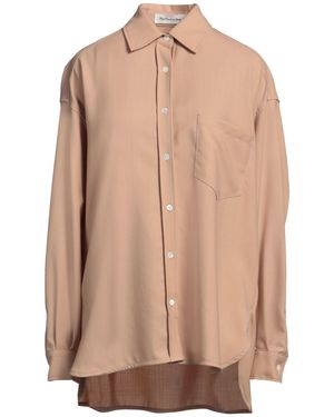 Frankie Shop Camel Shirt Polyester, Virgin Wool - Brown