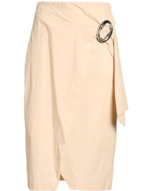 Patrizia Pepe Midi Skirt - Natural