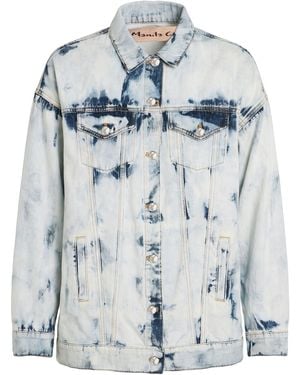 Manila Grace Denim Outerwear Cotton - Blue