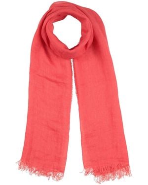 120% Lino Scarf Linen - Red