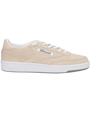 Reebok Trainers Leather, Textile Fibres - White