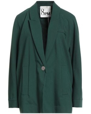 8pm Dark Blazer Polyester, Viscose, Elastane - Green
