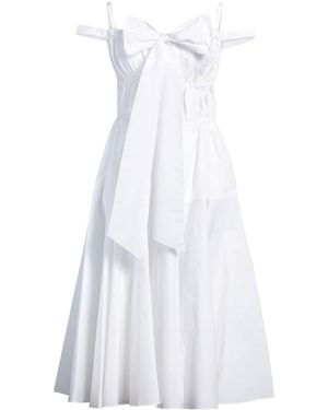 Patou Maxi Dress Polyester - White
