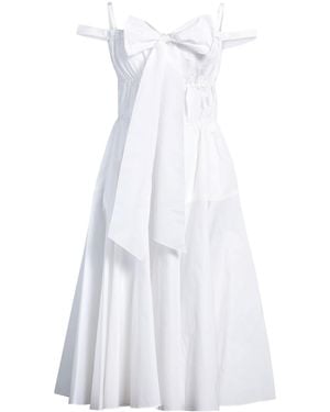 Patou Maxi Dress Polyester - White