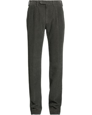 Lardini Dark Trousers Cotton, Elastane - Grey