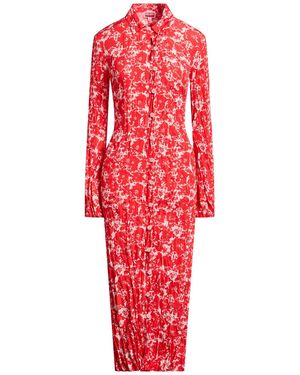 KENZO Midi Dress Polyester - Red