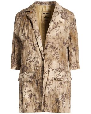 Uma Wang Khaki Blazer Cotton, Metal - Natural