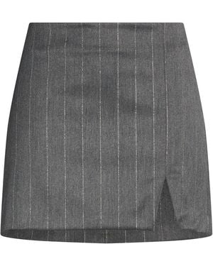 Gaelle Paris Mini Skirt Polyester, Rayon, Elastane - Gray
