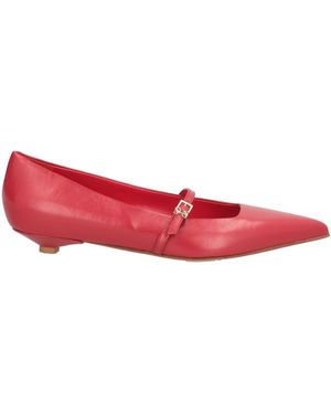 Sergio Levantesi Ballet Flats Leather - Red
