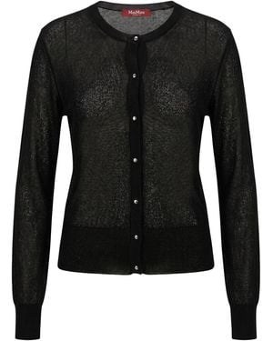 Max Mara Cardigan Viscose, Polyamide - Black