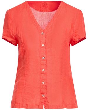 120% Lino Shirt Linen - Pink