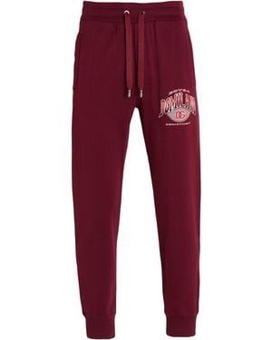 Dolce & Gabbana Trousers Cotton, Elastane - Red