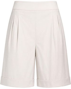 Eleventy Shorts & Bermuda Shorts Wool, Viscose, Elastane - White