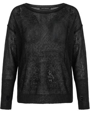 Isabel Benenato Sweater Wool, Silk - Black