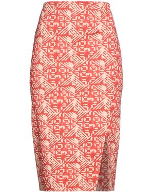 La Petite Robe Di Chiara Boni Midi Skirt Polyamide, Elastane - Red