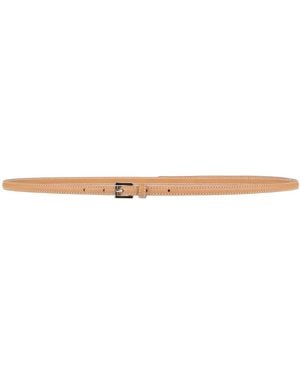 Ermanno Scervino Camel Belt Leather - White