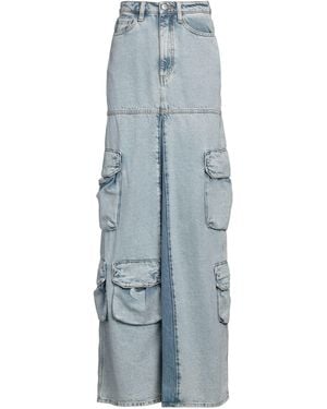 ICON DENIM Denim Skirt Cotton - Blue