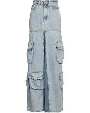 ICON DENIM Denim Skirt Cotton - Blue