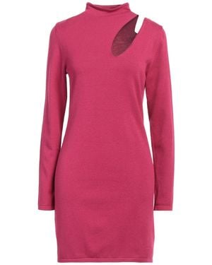 Kontatto Mini Dress Viscose, Acrylic, Elastane - Pink