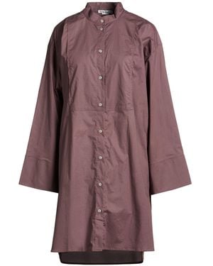 Acne Studios Mini Dress Cotton, Elastane - Purple
