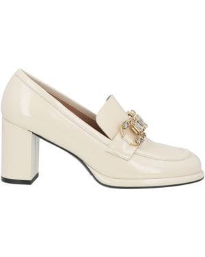 Noa Cream Loafers Leather - Natural
