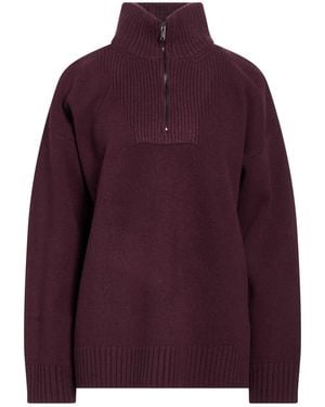 Laneus Rollkragenpullover - Lila