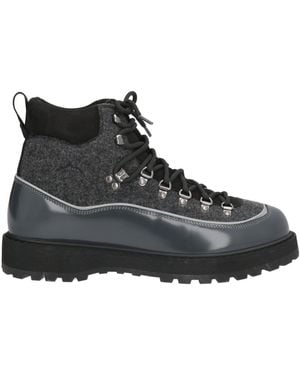 Diemme Roccia Vet Gala Charcoal Ankle Boots Leather, Textile Fibres - Black