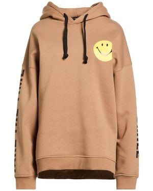 Joshua Sanders X Smiley World Camel Sweatshirt Cotton, Polyester - Natural