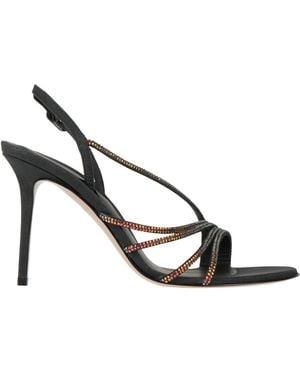 Le Silla Sandals Leather, Textile Fibers - White