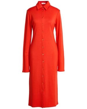 Rier Midi Dress - Red