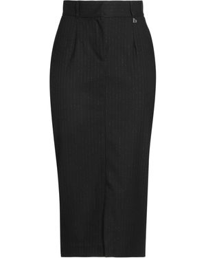 Dixie Midi Skirt Polyester, Viscose, Elastane, Lurex, Polyamide - Black