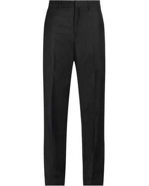 Dior Pants Virgin Wool, Mohair Wool, Silk - Black