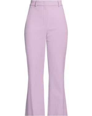パンツ SPORTMAX 'Tibet' pants Sportmax Tibet High-rise Wide-leg Pants In Fuchsia | ModeSens