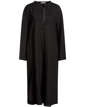 Cristina Bonfanti Midi Dress Linen - Black