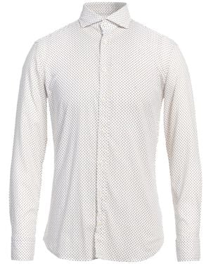 BASTONCINO Shirt Linen - White