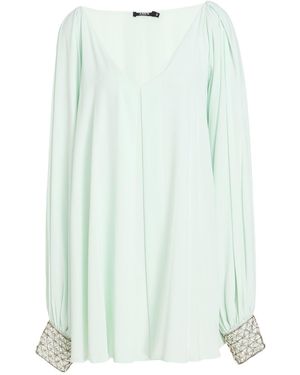 Amen Light Mini Dress Acrylic, Silk, Elastane - Blue